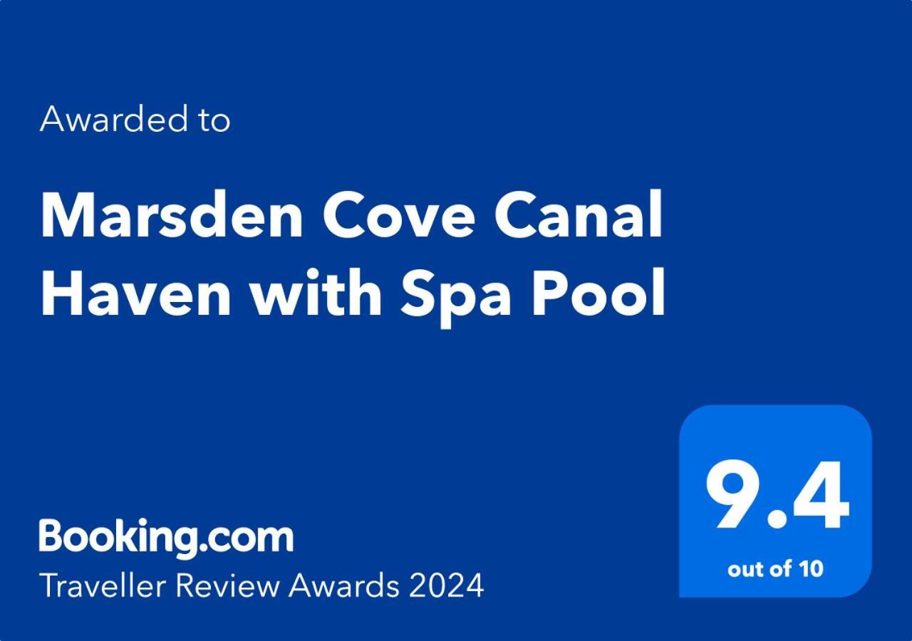 Marsden Cove Canal Haven With Spa Pool One Tree Point Exterior photo